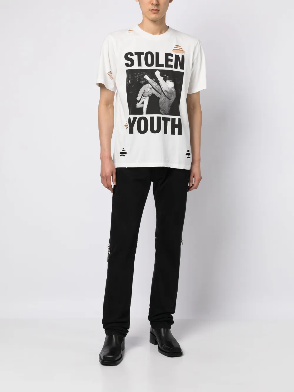 Stolen Girlfriends Club TShirt Mit "Stolen Youth"Print Farfetch