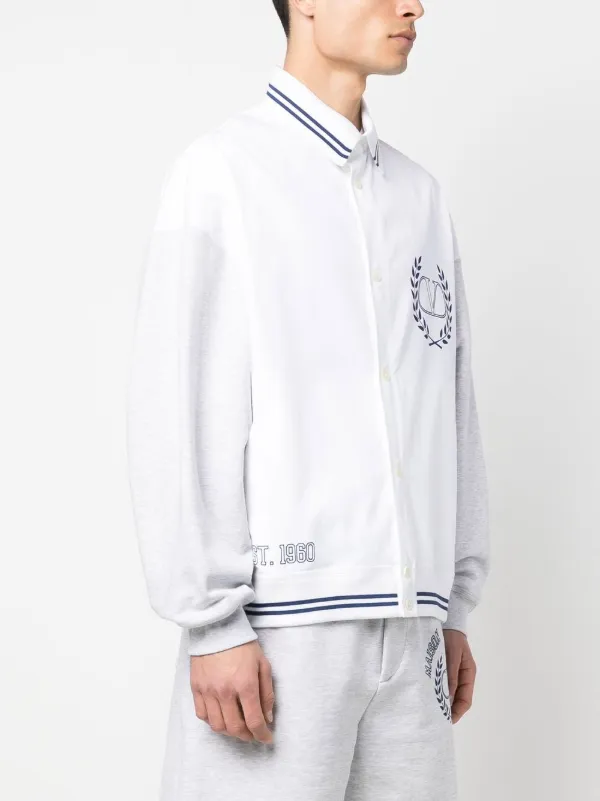 Valentino Garavani VLogo Bomber Jacket | White | FARFETCH BH