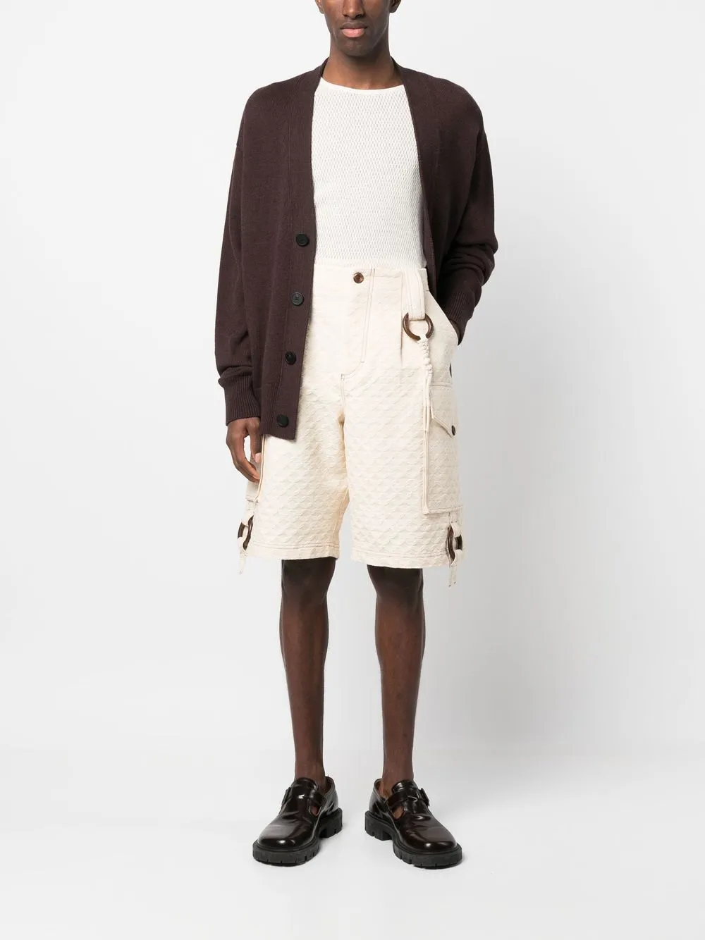 Charles Jeffrey Loverboy Shorts met logoprint - Beige