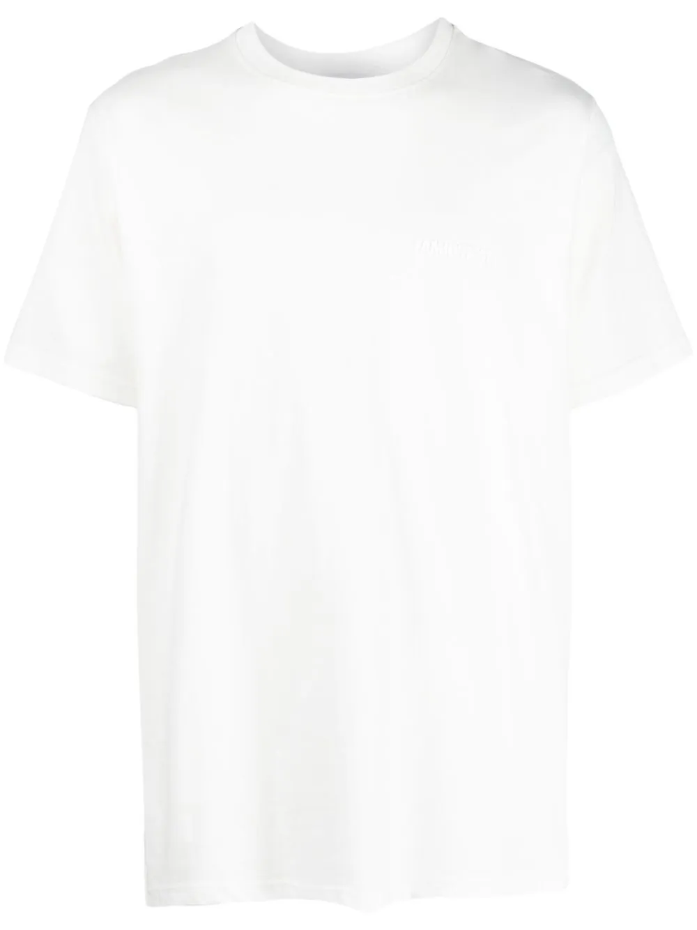 

Family First embossed-logo cotton T-shirt - White