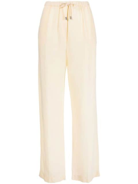 TOTEME straight-leg drawstring trousers