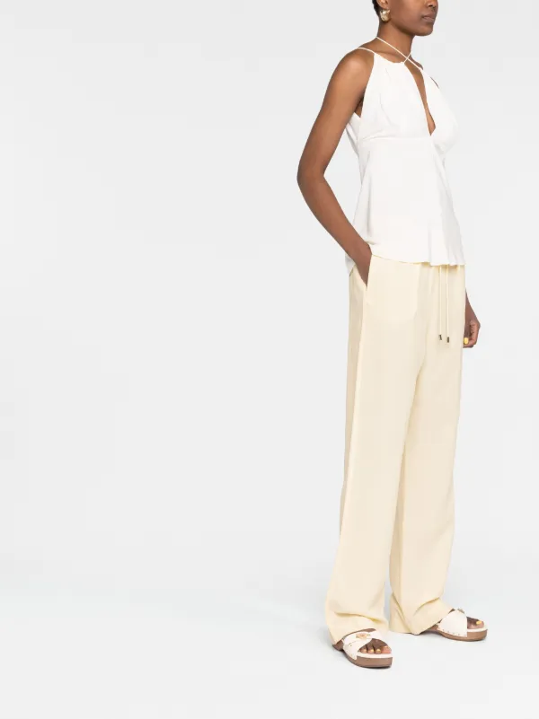 パンツ TOTEME Woman Pants Beige 242WRB1641FB0103 272 TOTEME: Pants woman - Beige | Toteme pants 242WRB1641FB0103