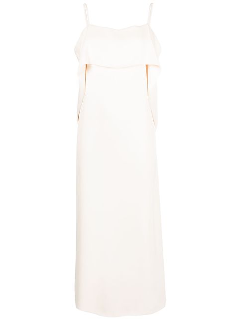 TOTEME draped midi dress