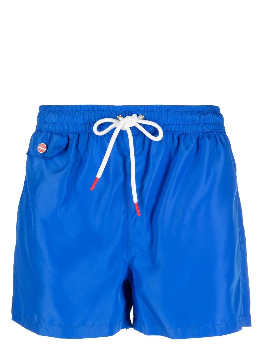 

Kiton shorts de playa con logo bordado - Azul