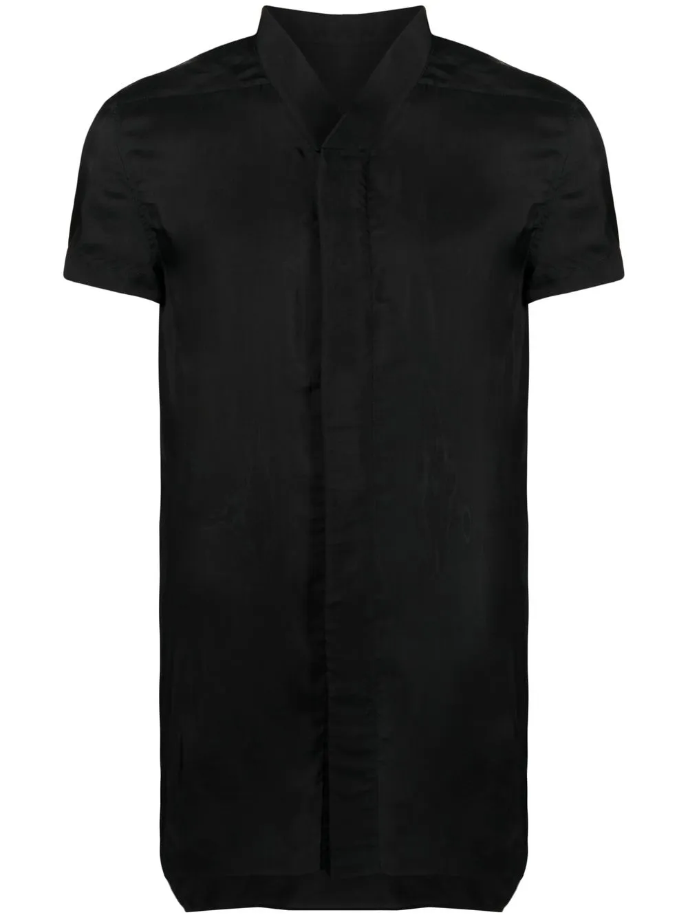 

Rick Owens short-sleeved cotton shirt - Black