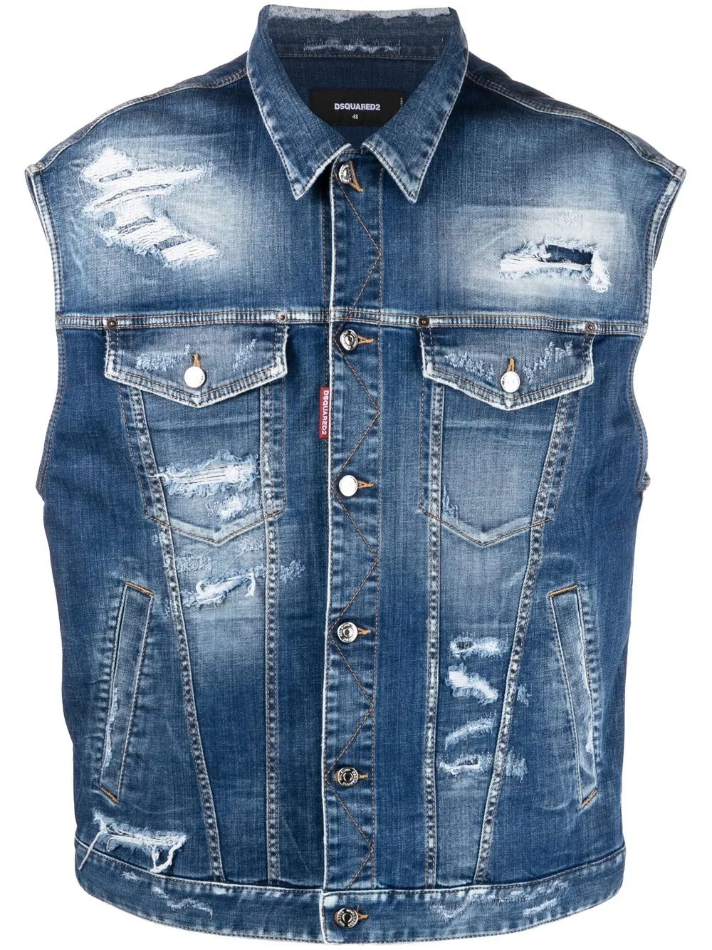 Dsquared2 Ripped Vest - Farfetch