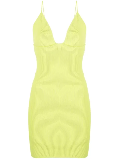 DSQUARED2 vestido tejido con cuello en V