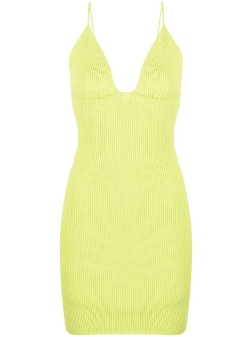 Robe en maille à col v - DSQUARED2 - Modalova