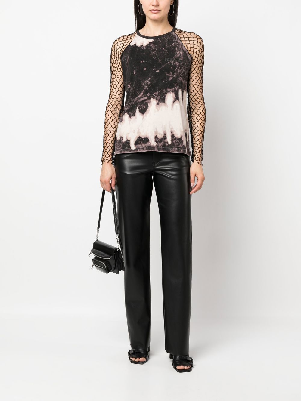 Dsquared2 Top met abstract patroon - Paars