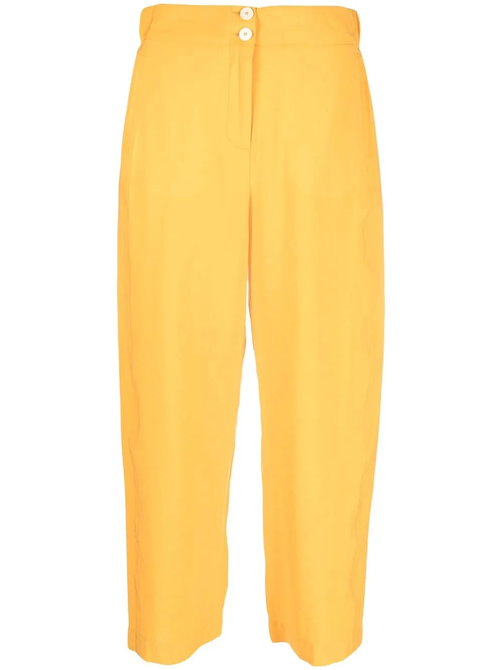 

Alysi pantalones tapered con bolsillos - Amarillo