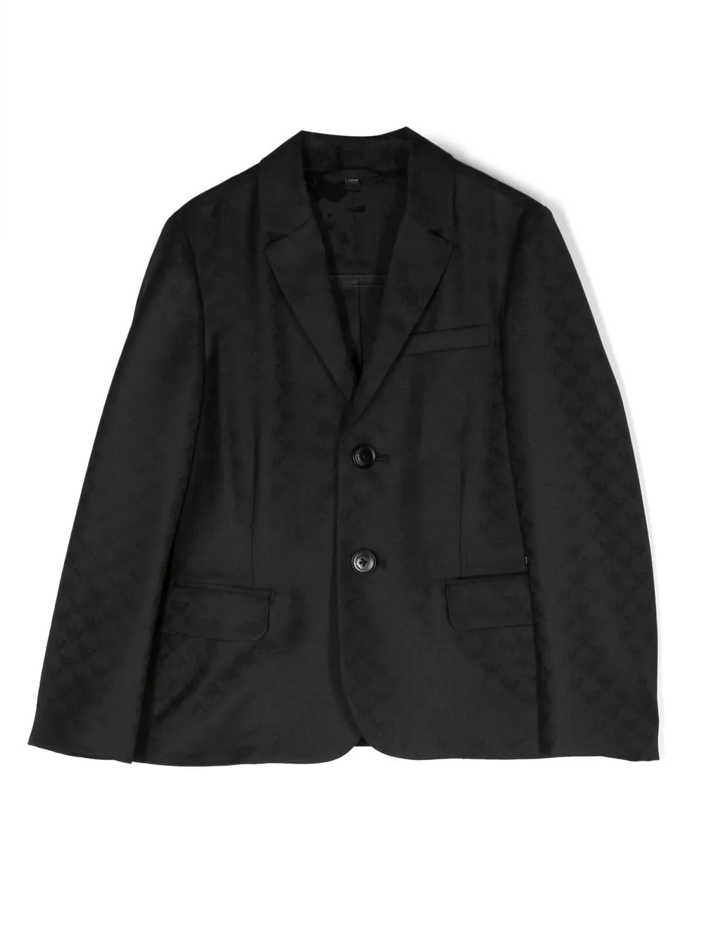

Emporio Armani Kids logo-print blazer - Black
