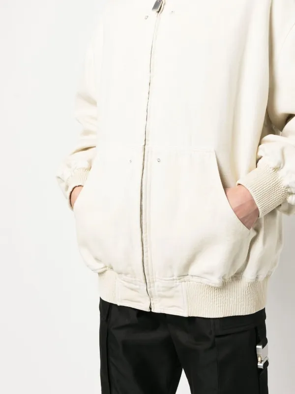 1017 ALYX 9SM zip-up Hooded Jacket | Neutrals | FARFETCH GE