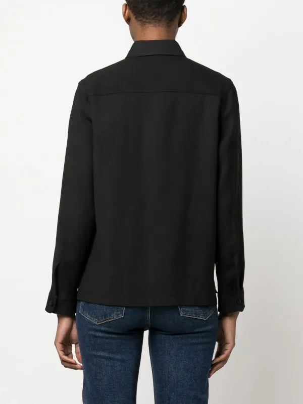 A.P.C. ブラックシャツ Mサイズ A.P.C. Chloé シャツ | ブラック | FARFETCH JP