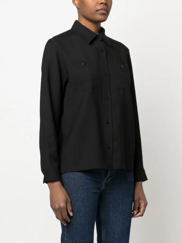 A.P.C. Chloé シャツ | ブラック | FARFETCH JP