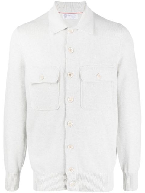 Brunello Cucinelli button-up long-sleeve cardigan Men