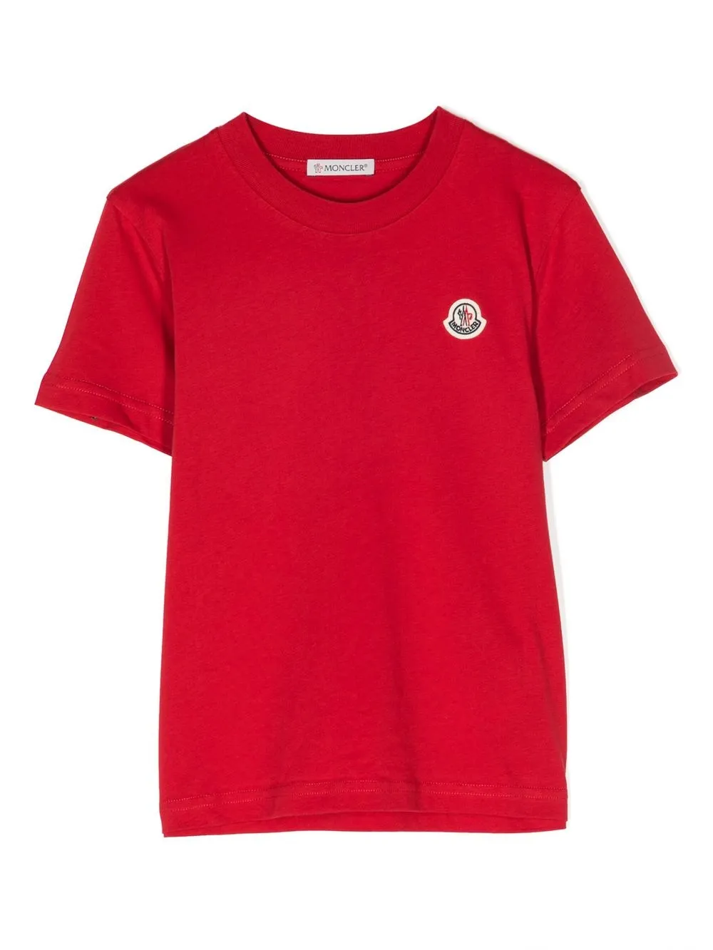 

Moncler Enfant logo-patch short-sleeve T-shirt - Red