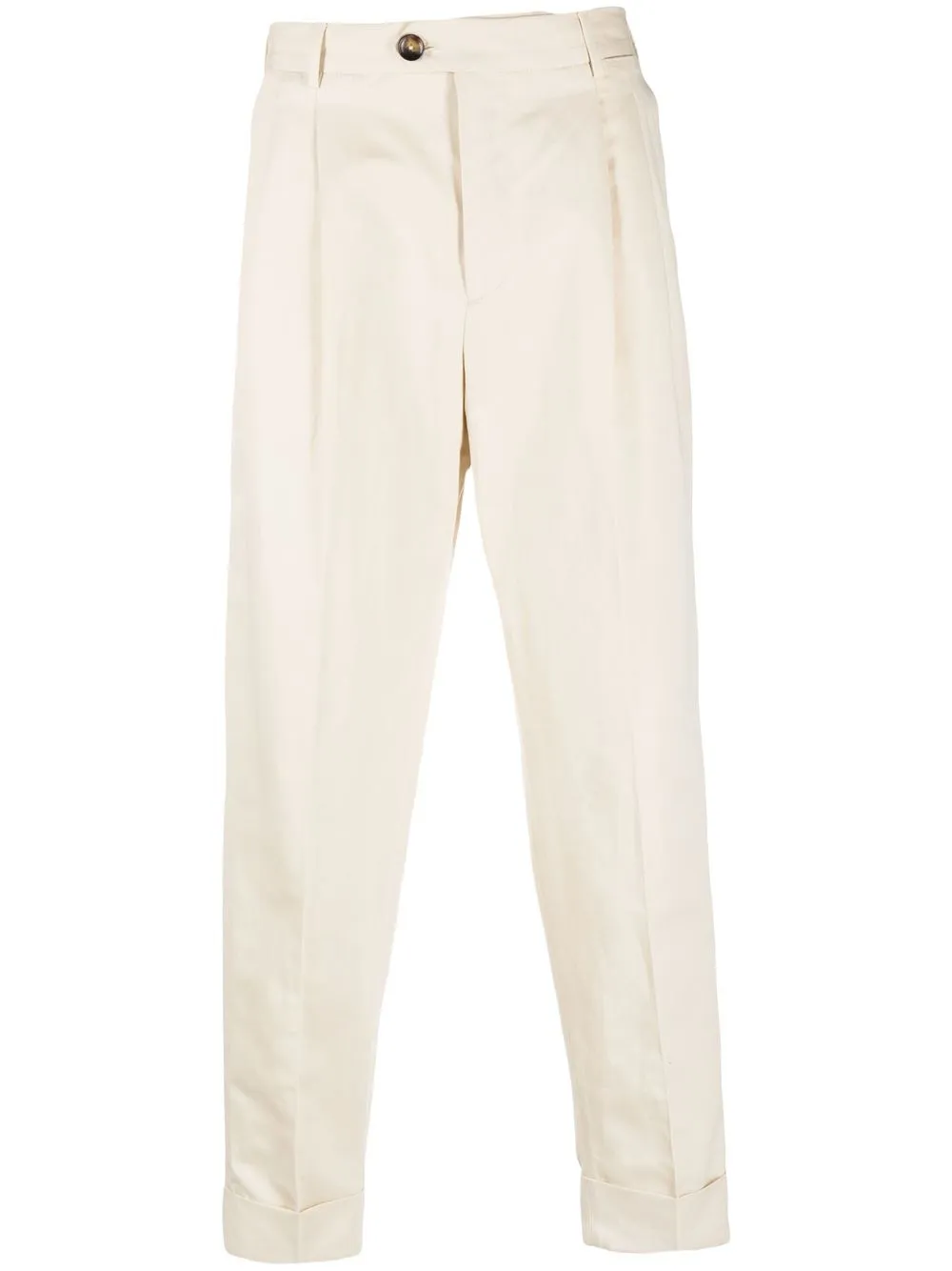 

PT Torino pleated tapered trousers - Neutrals