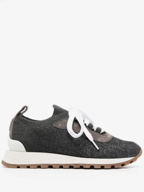 Brunello Cucinelli sock-style low-top sneakers