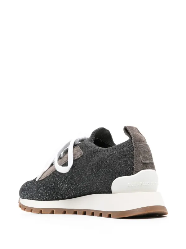 Brunello Cucinelli sock-style low-top Sneakers | Grey | FARFETCH