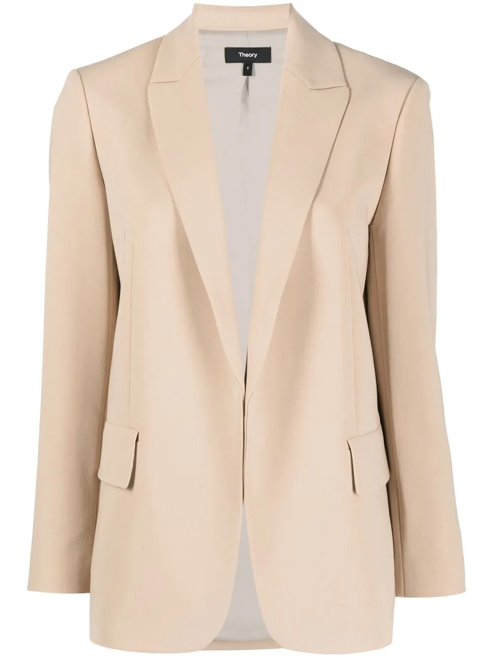 

Theory open-front long-sleeved blazer - Neutrals