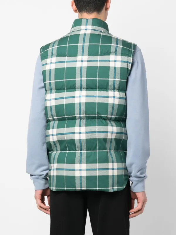 Woolrich チェック キルティングジャケット | グリーン | FARFETCH JP