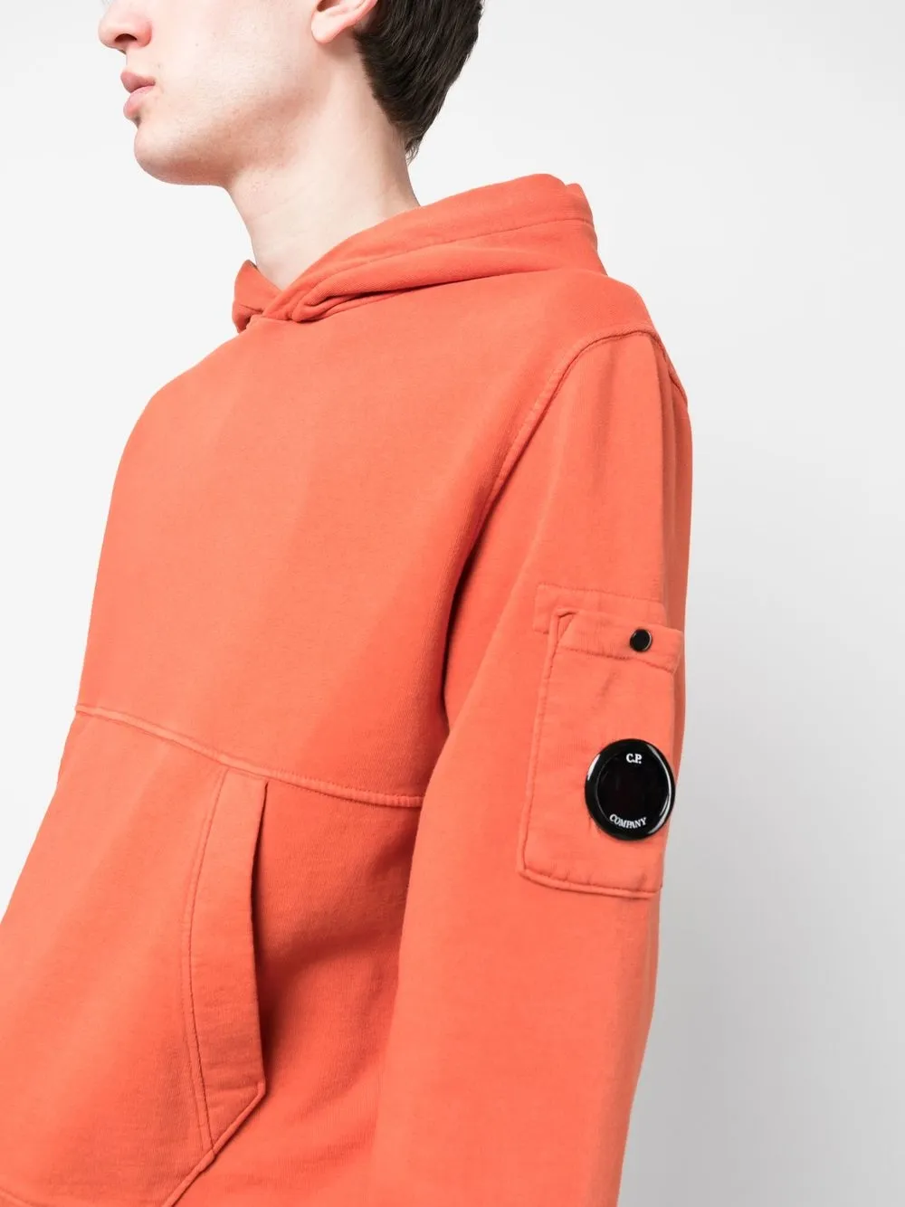 Cp company 2025 orange hoodie