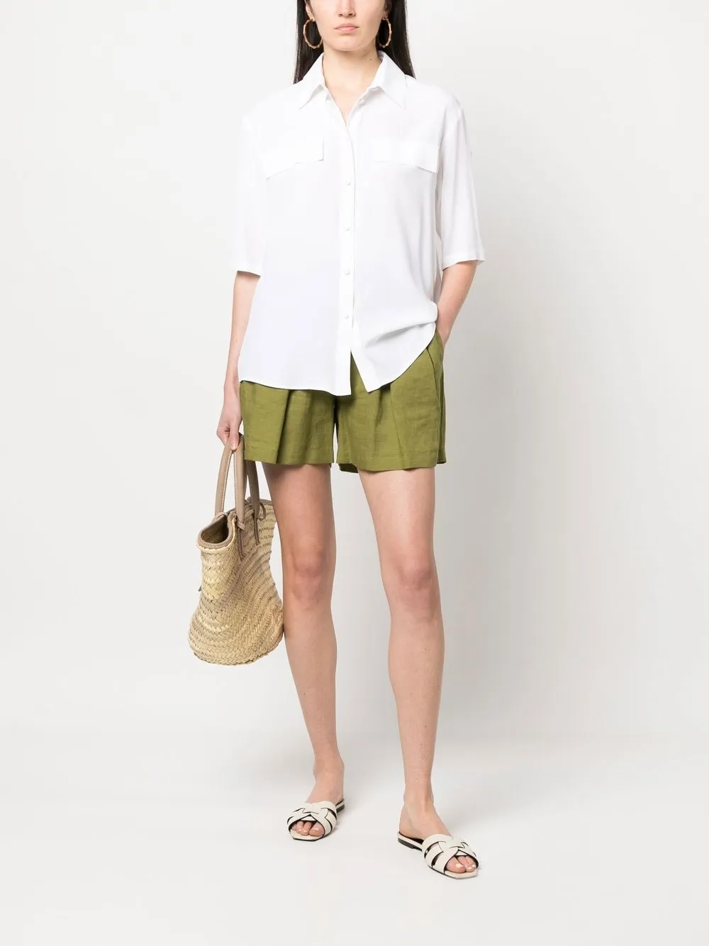 Federica Tosi Button-down blouse - Wit