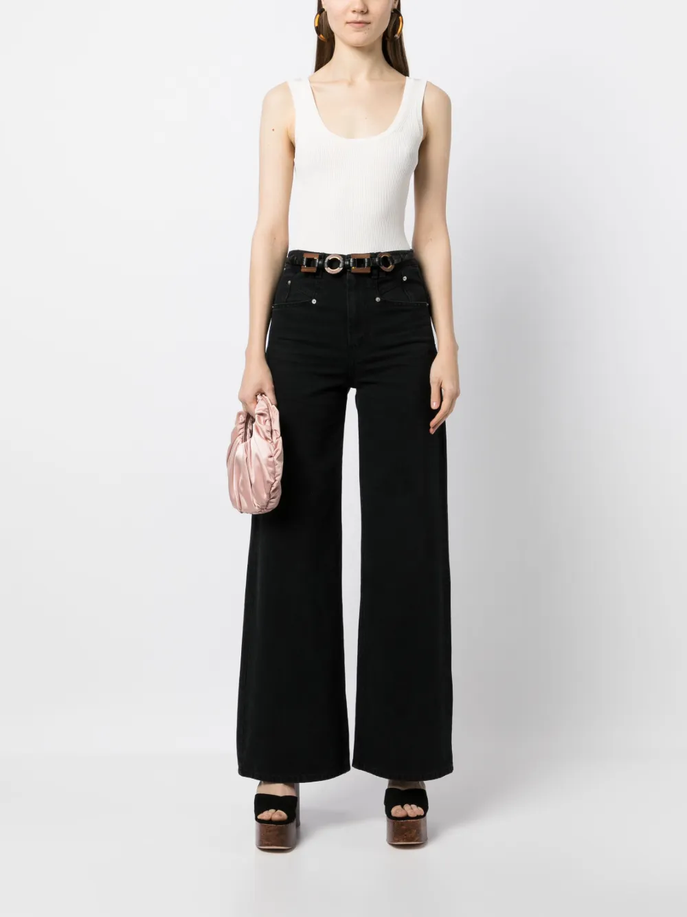ZIMMERMANN Geribbelde tanktop - Wit
