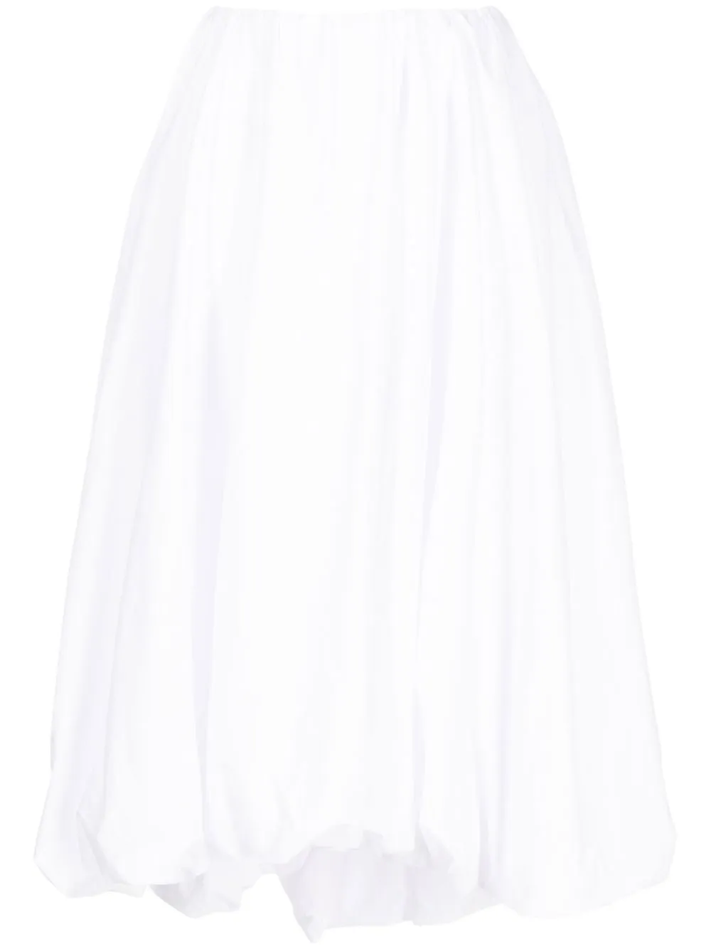 

STAUD Mariposa puffball-hem skirt - White