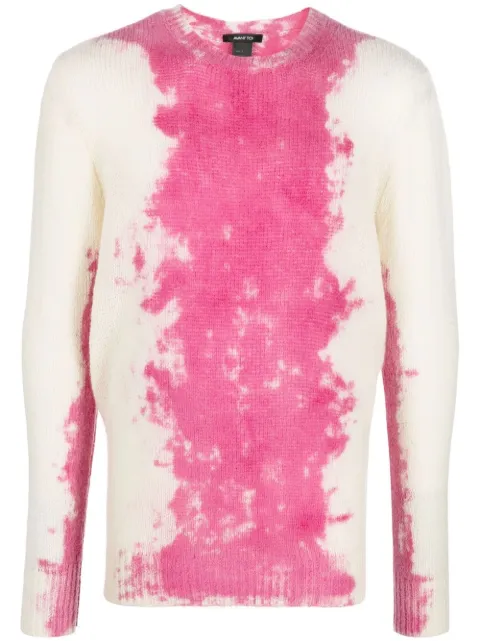 Avant Toi paint-splatter sweatshirt