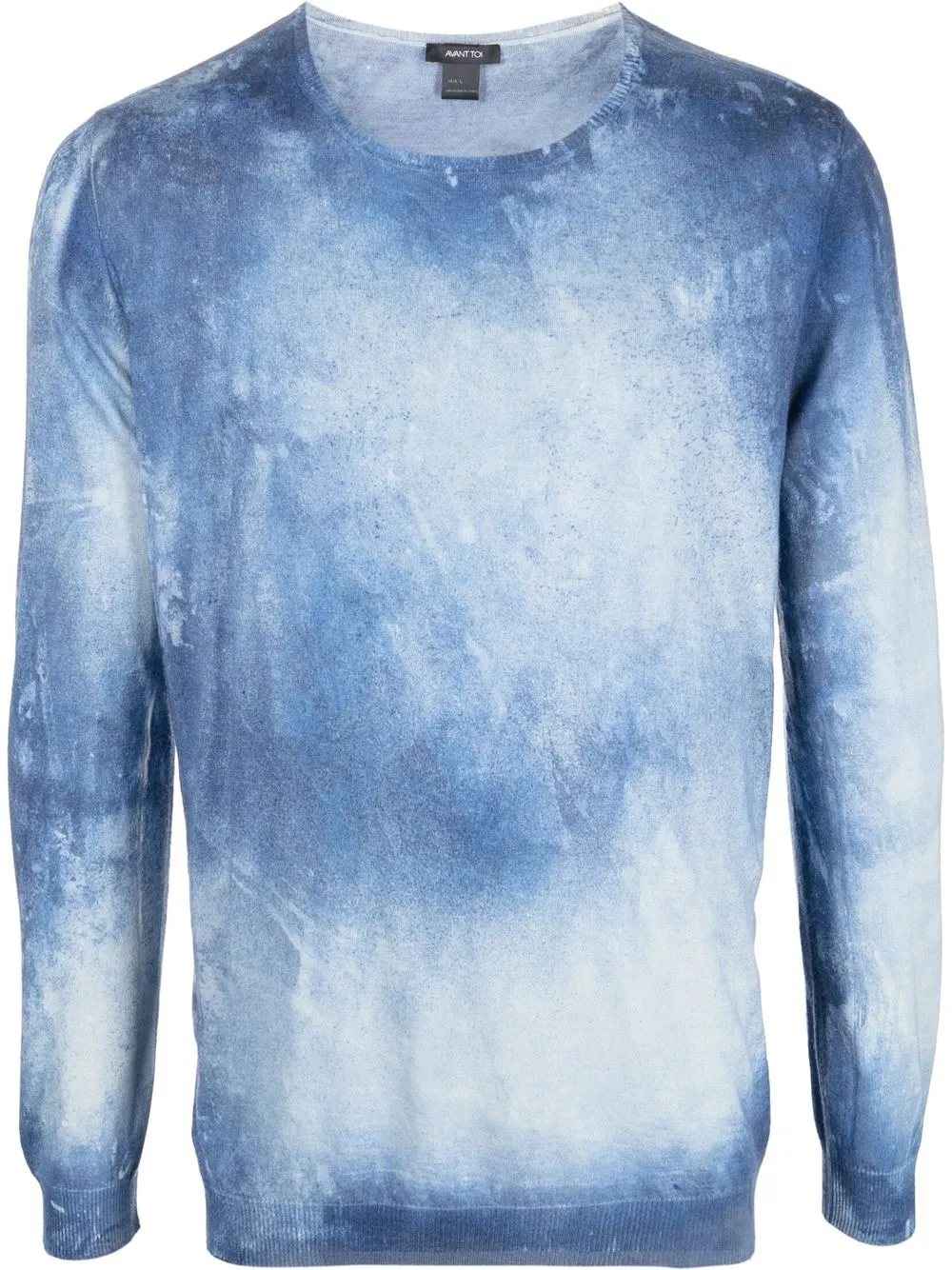 

Avant Toi distressed-effect sweatshirt - Blue