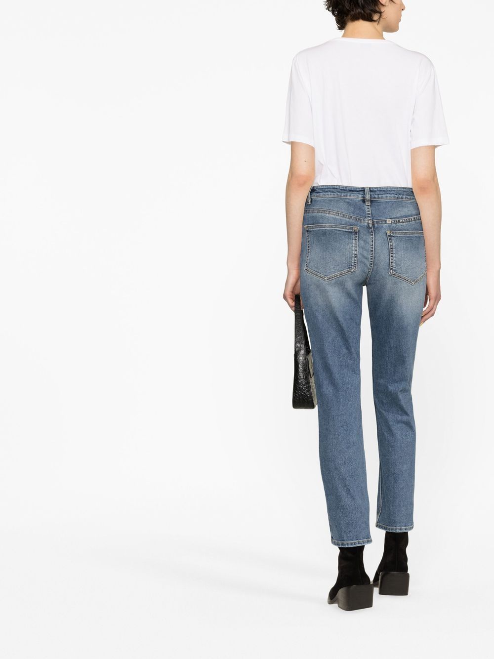 GIVENCHY, Monogram Slim Jeans, Women, Blue 400