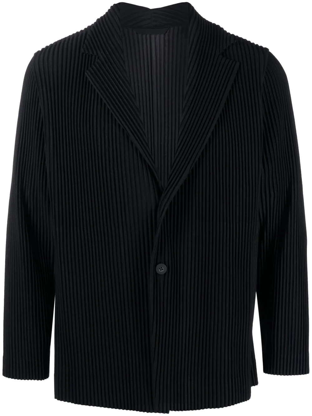 

Homme Plissé Issey Miyake pleated single-breasted blazer - Black