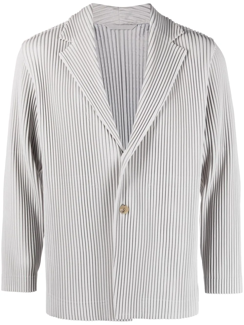 

Homme Plissé Issey Miyake single-breasted pleated blazer - Grey
