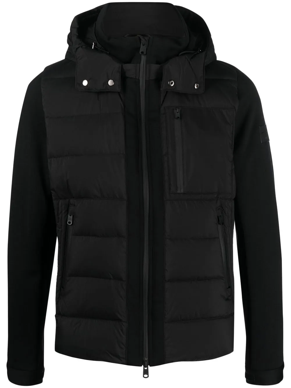 

Tatras padded zipped-up hooded jacket - Black