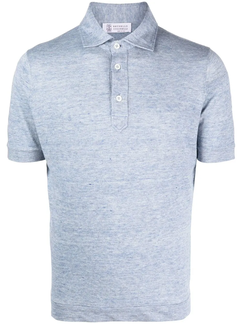 Brunello Cucinelli Polo Shirt In Blau