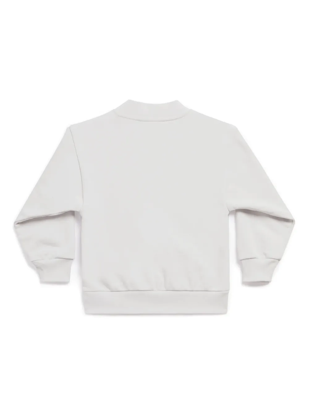 Balenciaga Kids mirror-logo sweatshirt - Grijs