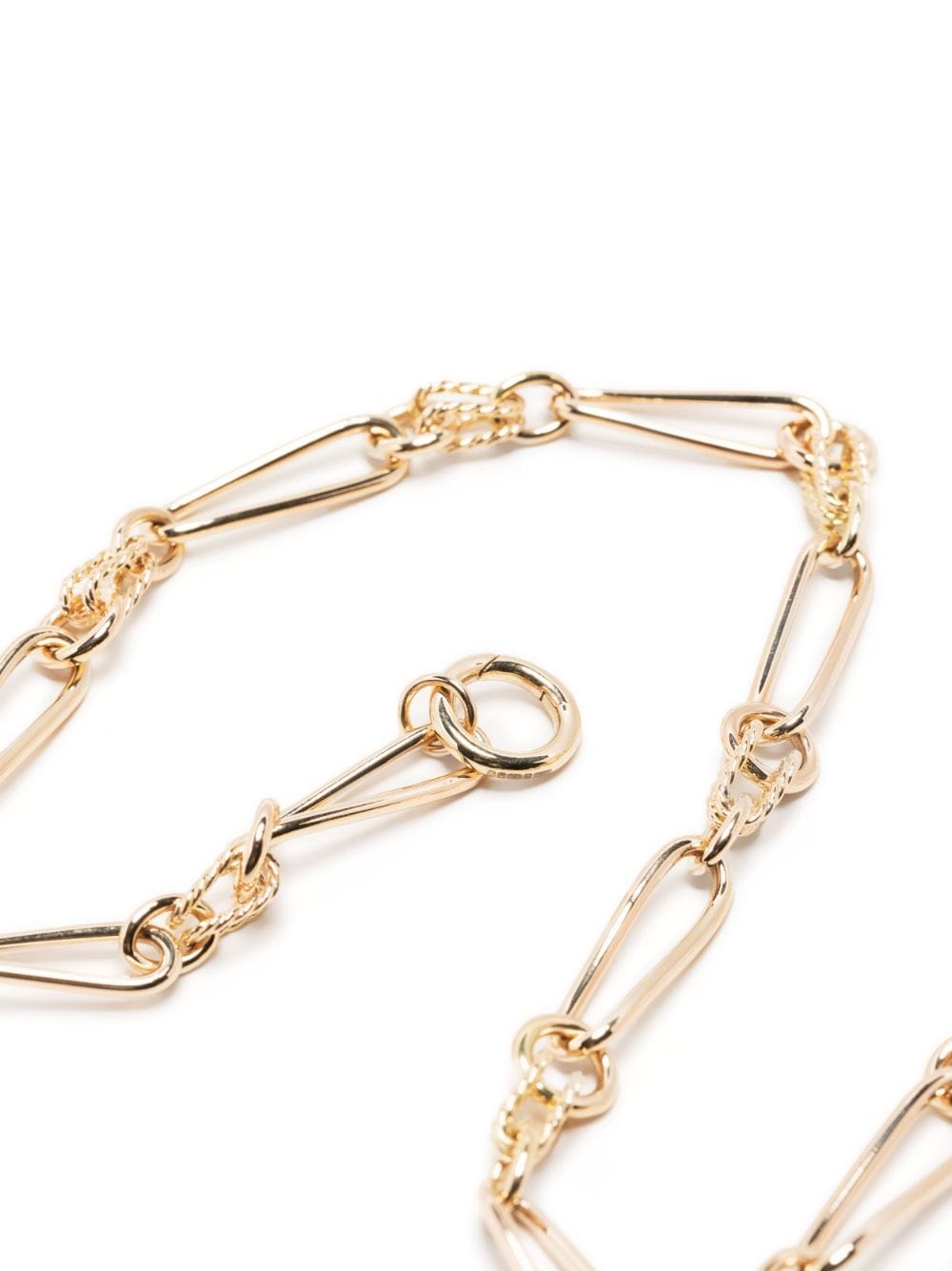 Shop Lucy Delius Jewellery 14kt Yellow Gold Twisted Link Necklace