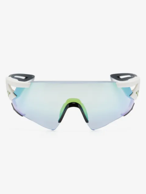 PUMA EYEWEAR logo-plaque oversize-frame sunglasses