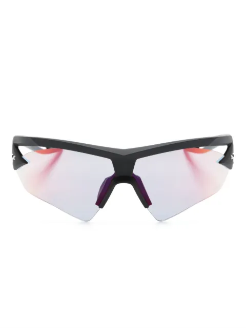 PUMA EYEWEAR lentes de sol con armazón oversize y placa del logo