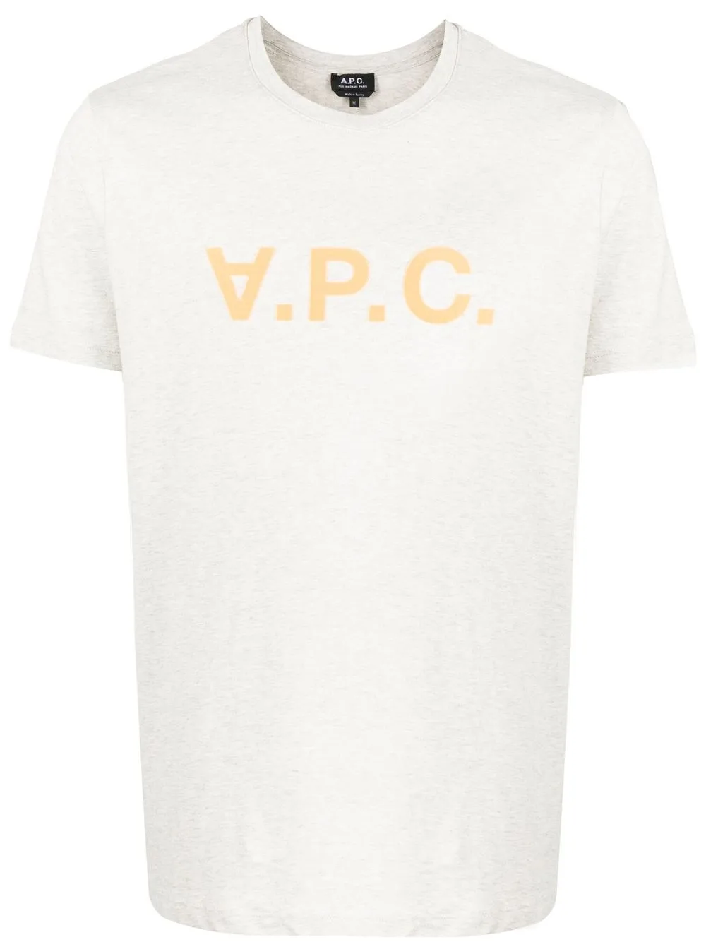 

A.P.C. logo-print cotton T-shirt - Grey