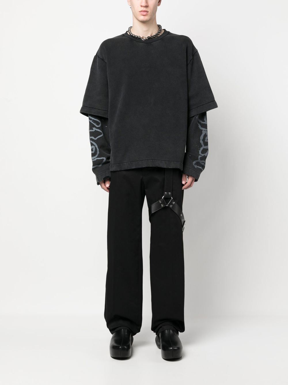 1017 ALYX 9SM Sweater met print - Zwart
