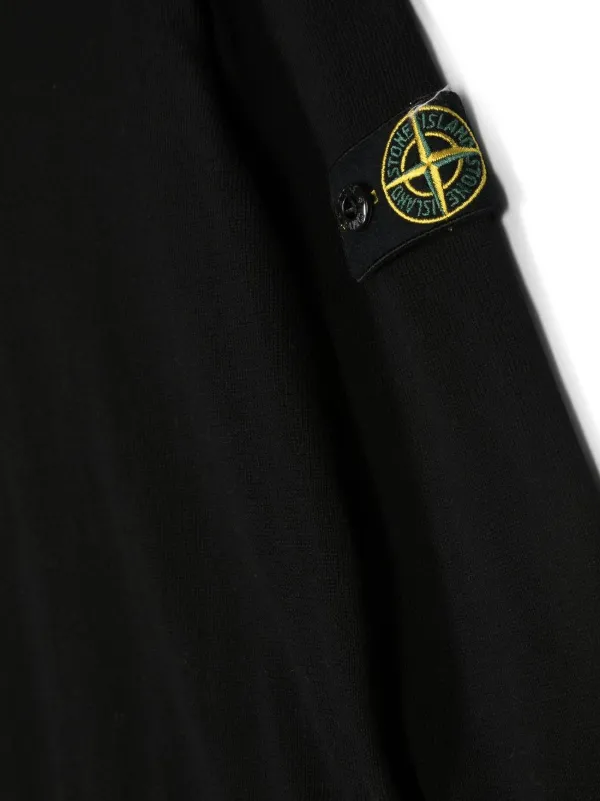 Stone island 2024 badge sweatshirt