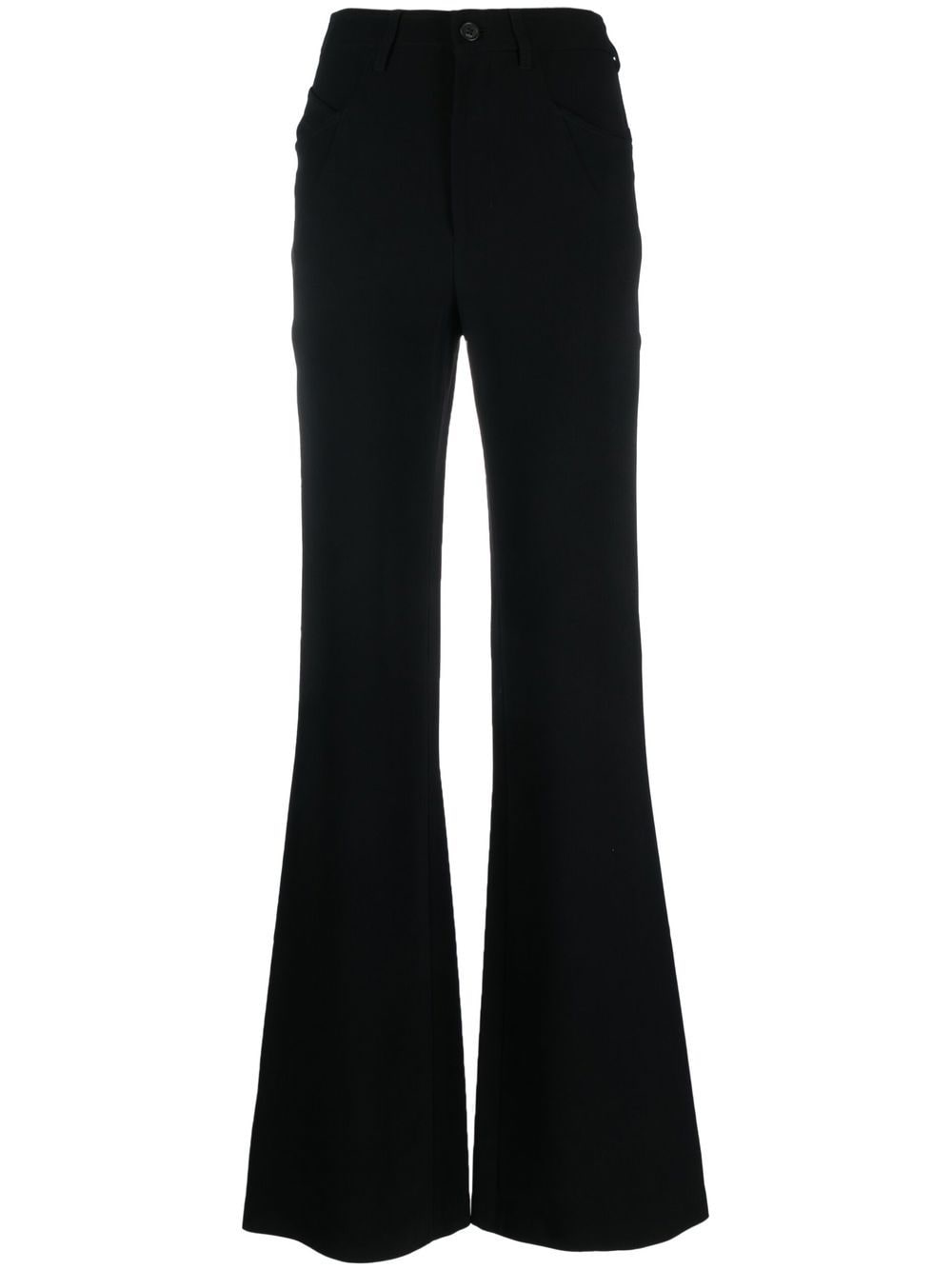 

Nº21 high-waisted flared trousers - Black