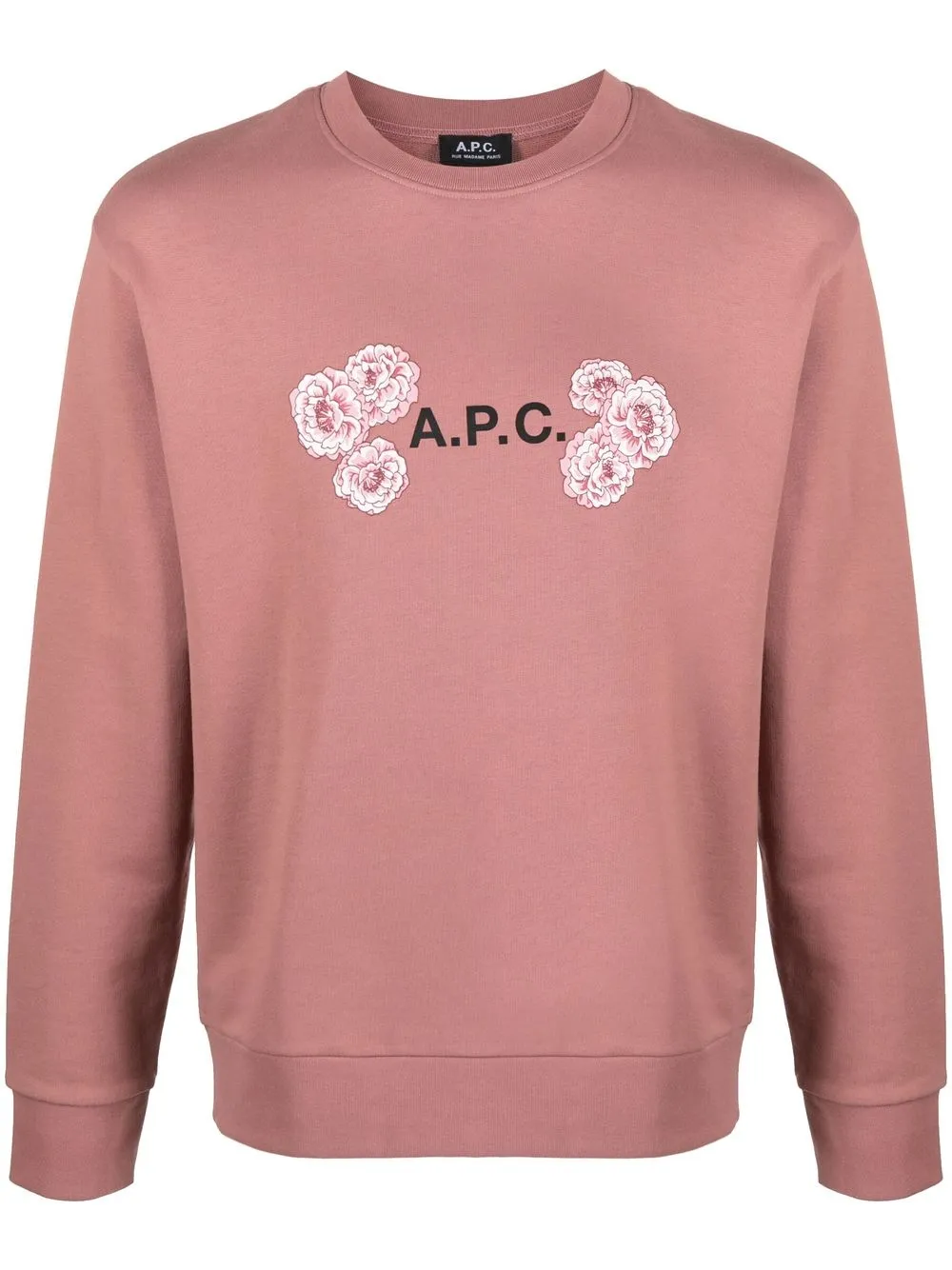 

A.P.C. Othello logo-print sweatshirt - Pink