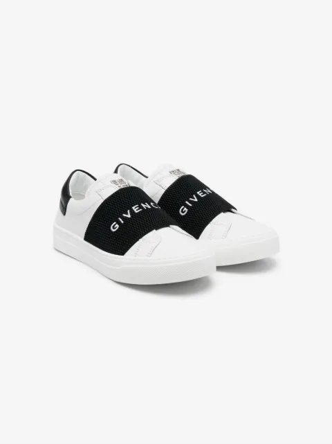 Givenchy Kids embroidered-logo slip-on sneakers
