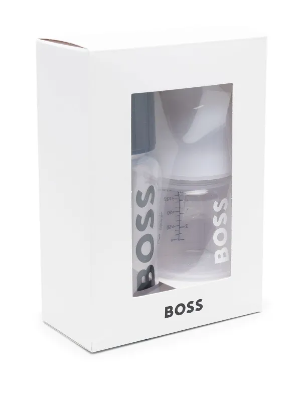 BOSS Kidswear Lot De Deux Biberons à Logo Blanc FARFETCH TN