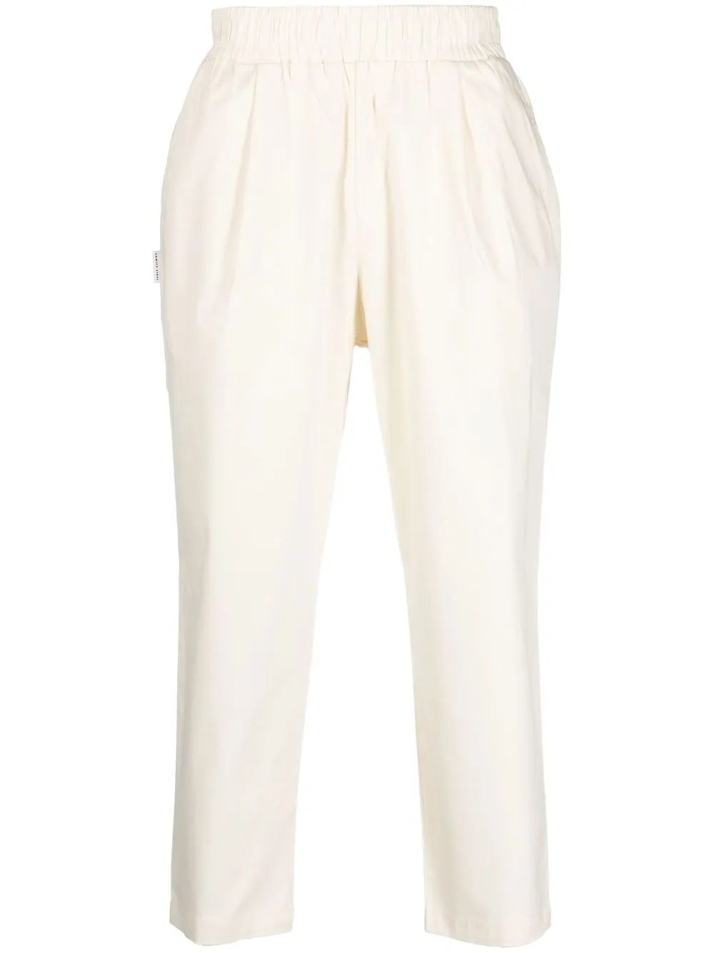 

Family First stretch-cotton tapered trousers - White