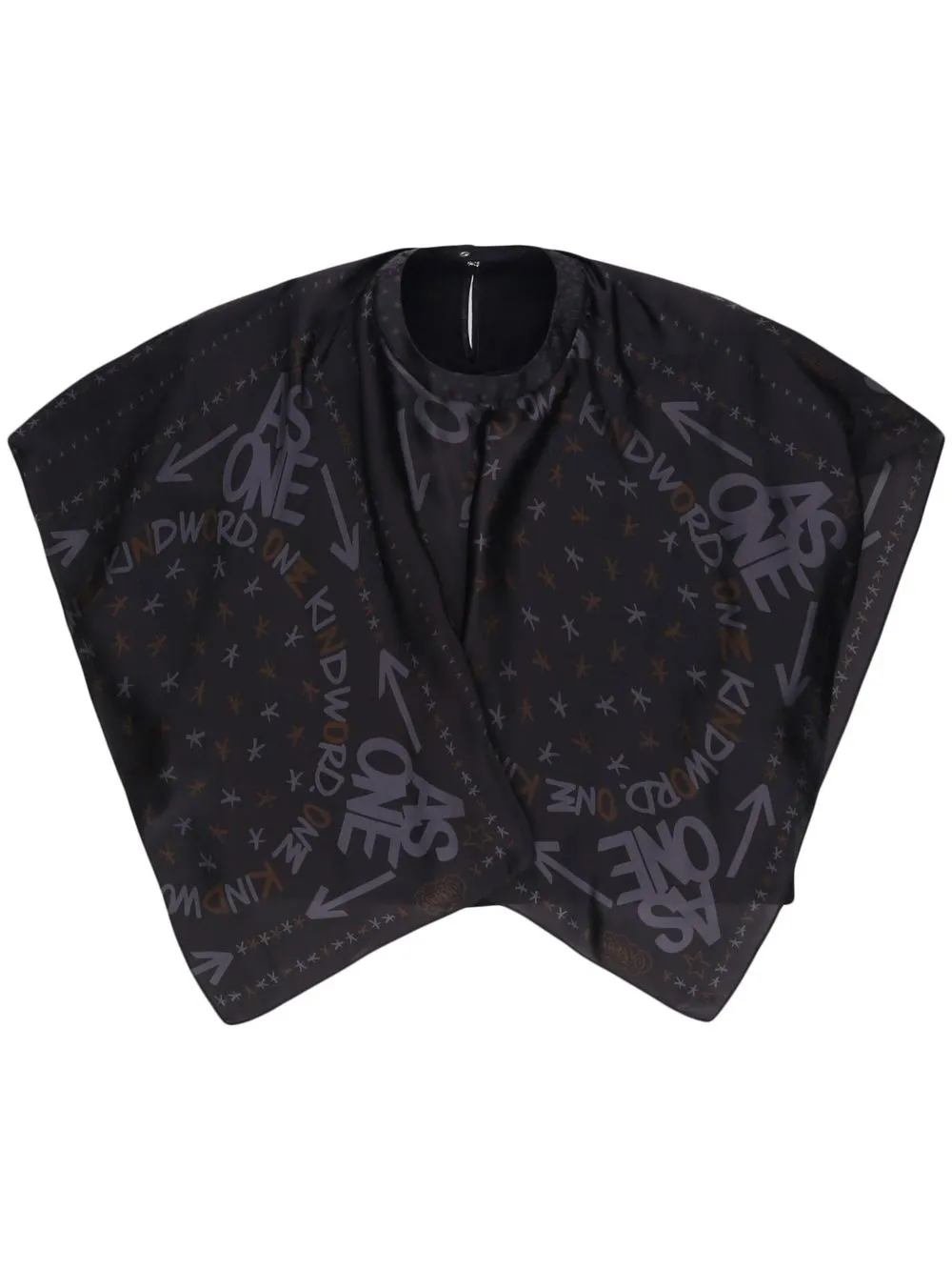 

sacai Eric Haze shawl - Black