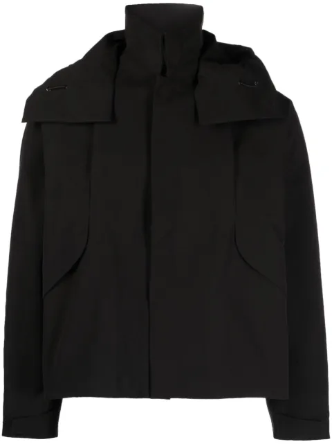 Goldwin 0 water-repellent detachable-hood jacket